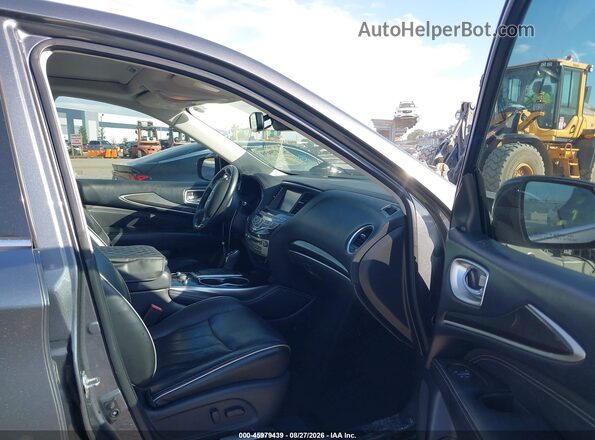 5N1DL0MN9KC534612 2019 INFINITI QX60 Gray Widok wnętrza z przodu