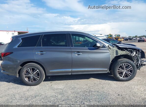 5N1DL0MN9KC534612 2019 INFINITI QX60 Gray Widok wnętrza 360 stopni