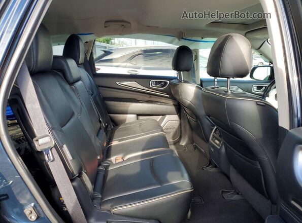 5N1DL0MN9LC519058 2020 INFINITI QX60 Синий Вид задней части салона