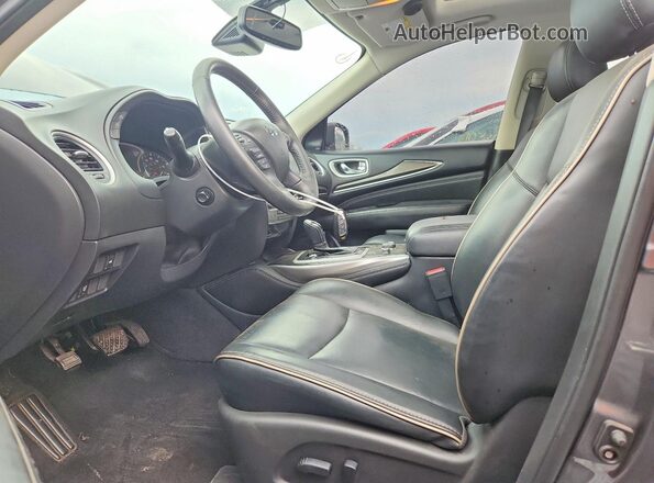 5N1DL0MN9LC525362 2020 INFINITI QX60 Gray Widok wnętrza z przodu