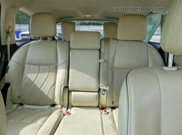 5N1DL0MN9LC542744 2020 INFINITI QX60 White Հետևի նստատեղերի տեսք