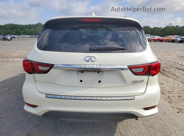 5N1DL0MN9LC542744 2020 INFINITI QX60 White Հետևի տեսք