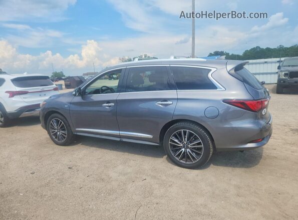 5N1DL0MNXHC506004 2017 INFINITI QX60 Gray Trasero izquierdo