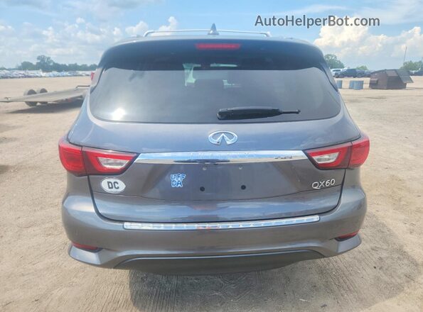 5N1DL0MNXHC506004 2017 INFINITI QX60 Gray Vista trasera