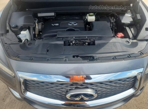 5N1DL0MNXHC506004 2017 INFINITI QX60 Gray Vista del compartimento del motor