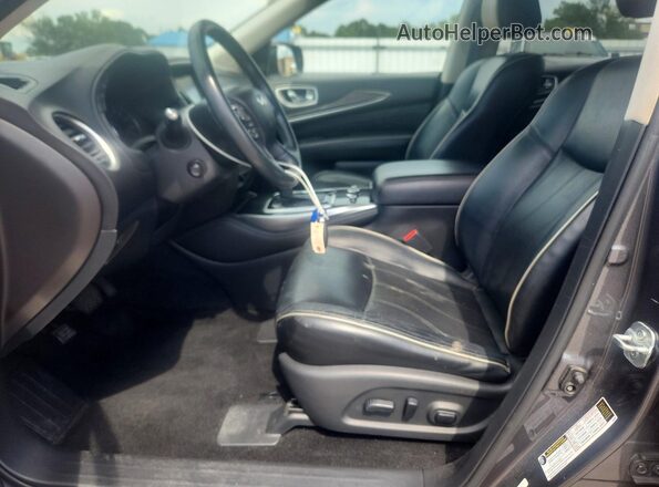 5N1DL0MNXHC506004 2017 INFINITI QX60 Gray Vista interior delantera
