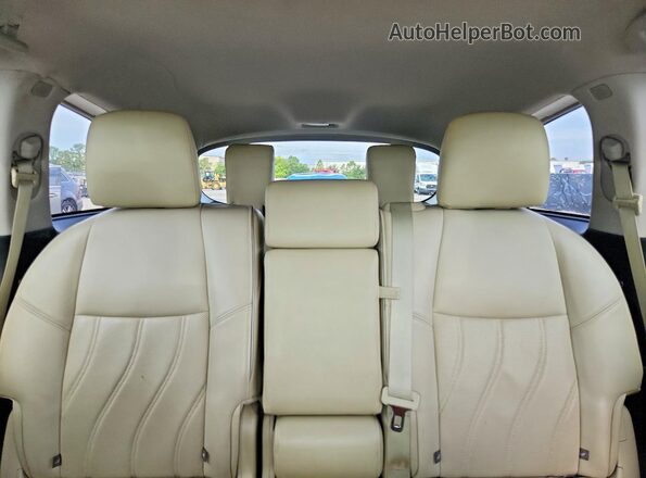 5N1DL0MNXHC542663 2017 INFINITI QX60 White Հետևի նստատեղերի տեսք