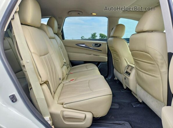 5N1DL0MNXHC542663 2017 INFINITI QX60 White Սալոնի հետևի տեսք