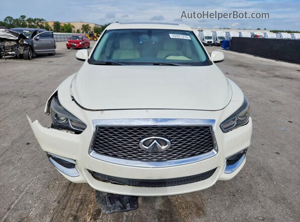 5N1DL0MNXHC542663 2017 INFINITI QX60 White Դիմացի տեսք
