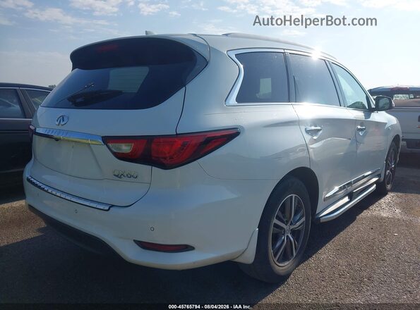 5N1DL0MNXHC547278 2017 INFINITI QX60 White უკანა მარჯვენა