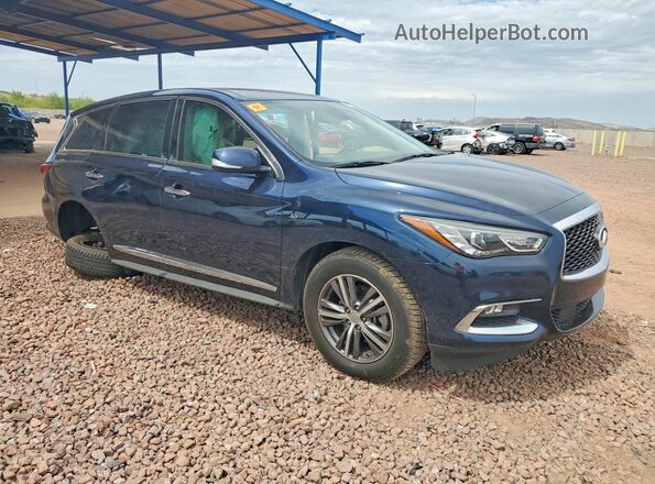 5N1DL0MNXKC500078 2019 INFINITI QX60 Blue Przód prawy