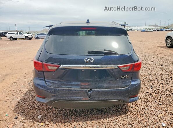 5N1DL0MNXKC500078 2019 INFINITI QX60 Blue Widok z tyłu