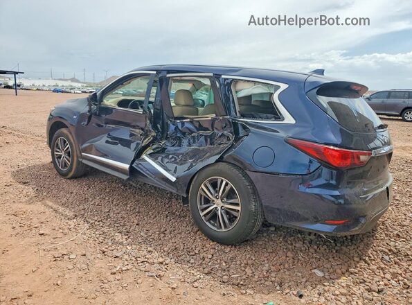 5N1DL0MNXKC500078 2019 INFINITI QX60 Blue Tył lewy