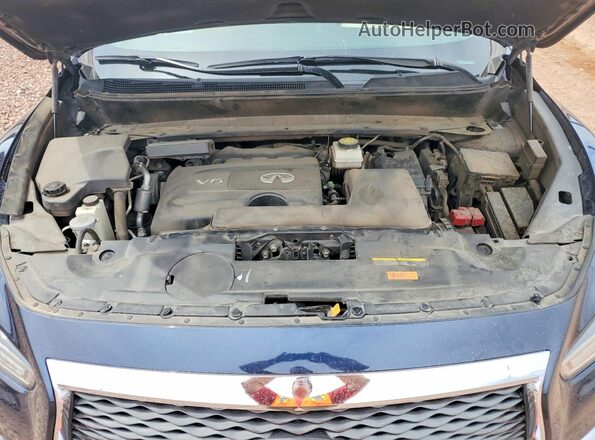 5N1DL0MNXKC500078 2019 INFINITI QX60 Blue Widok komory silnika