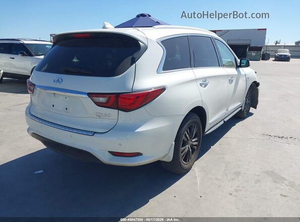 5N1DL0MNXKC504616 2019 INFINITI QX60 White Trasero derecho