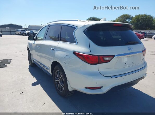 5N1DL0MNXKC504616 2019 INFINITI QX60 White Trasero izquierdo