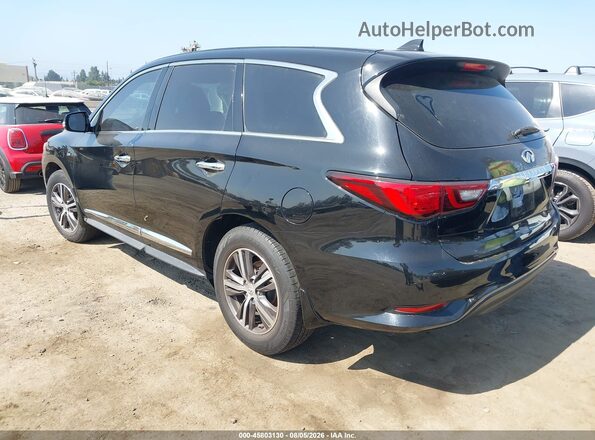 5N1DL0MNXKC533338 2019 INFINITI QX60 Black Trasero izquierdo