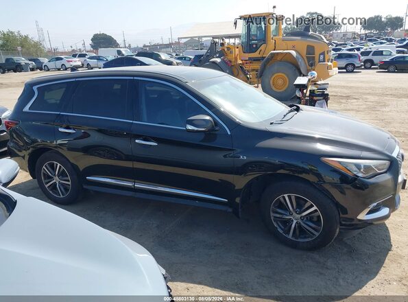 5N1DL0MNXKC533338 2019 INFINITI QX60 Black Vista interior trasera