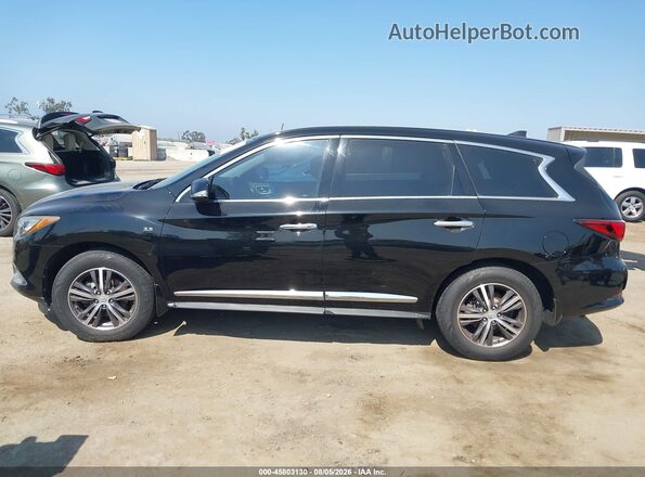 5N1DL0MNXKC533338 2019 INFINITI QX60 Black Vista interior de 360 grados