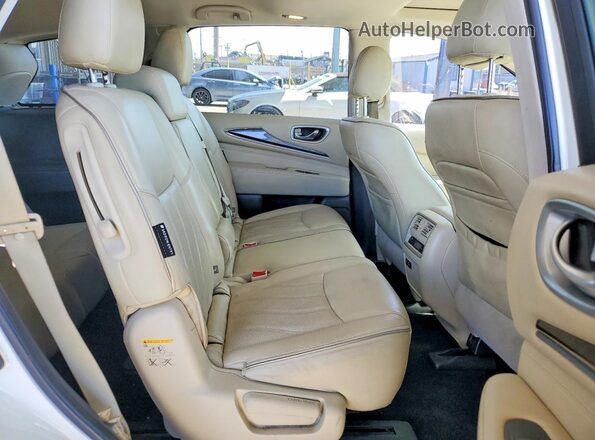 5N1DL0MNXLC522003 2020 INFINITI QX60 White Widok wnętrza z tyłu