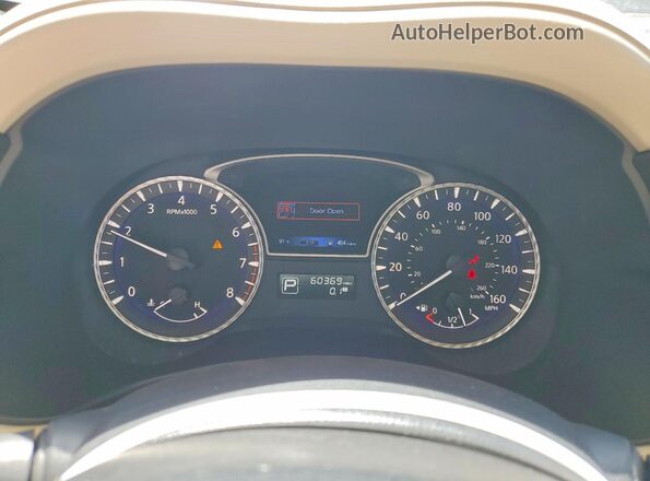 5N1DL0MNXLC522003 2020 INFINITI QX60 White Widok zestawu wskaźników