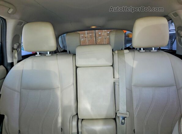 5N1DL0MNXLC522003 2020 INFINITI QX60 White Widok tylnych siedzeń