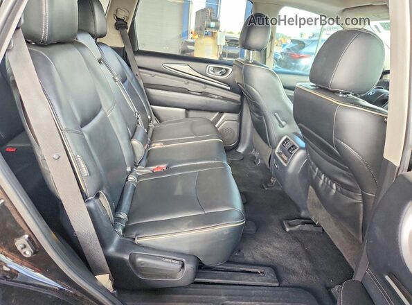 5N1DL0MNXLC522535 2020 INFINITI QX60 Black Սալոնի հետևի տեսք