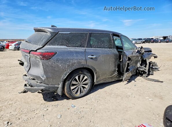 5N1DL1ES3PC346332 2023 INFINITI QX60 Charcoal Задня права чверть