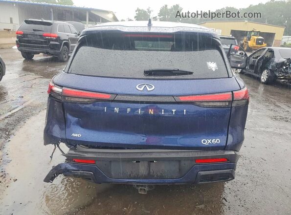 5N1DL1ES7RC357353 2024 INFINITI QX60 Blue უკანა ხედი