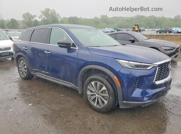 5N1DL1ES7RC357353 2024 INFINITI QX60 Blue წინა მარჯვენა