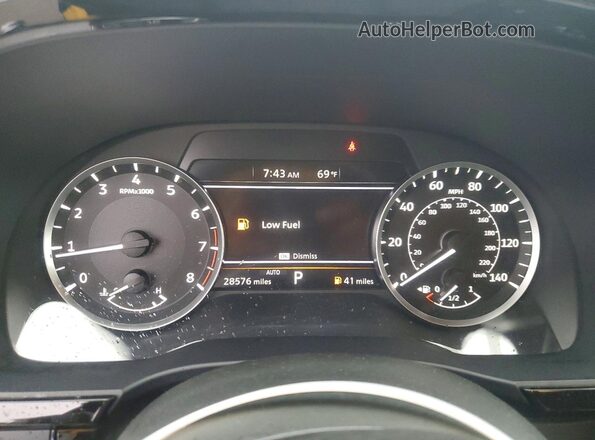 5N1DL1ES7RC357353 2024 INFINITI QX60 Blue ხელსაწყოთა პანელის ხედი