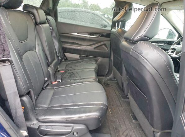 5N1DL1ES7RC357353 2024 INFINITI QX60 Blue უკანა სალონის ხედი