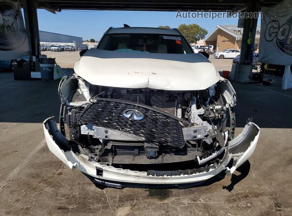 5N1DL1FR0PC352732 2023 INFINITI QX60 White Դիմացի տեսք