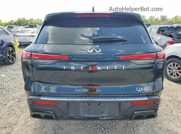 5N1DL1FR6PC363878 2023 INFINITI QX60 Black Rear view