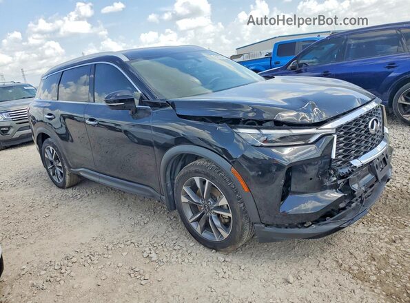 5N1DL1FR6PC363878 2023 INFINITI QX60 Black Front right