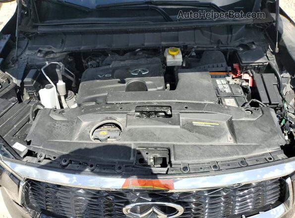 5N1DL1FR6PC363878 2023 INFINITI QX60 Black Engine compartment view