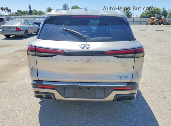 5N1DL1FR7PC376073 2023 INFINITI QX60 Silver Rear view