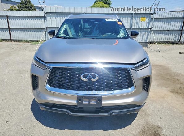 5N1DL1FR7PC376073 2023 INFINITI QX60 Silver Front view