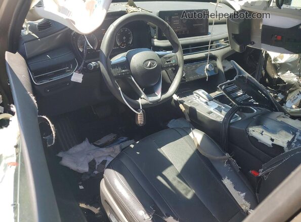 5N1DL1FR7PC376073 2023 INFINITI QX60 Silver Dashboard view