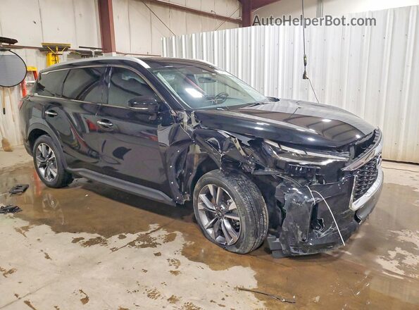 5N1DL1FS1PC356520 2023 INFINITI QX60 Черный Передняя правая четверть