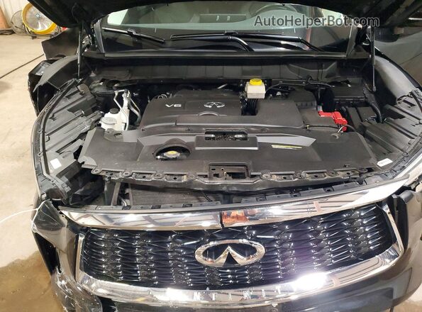 5N1DL1FS1PC356520 2023 INFINITI QX60 Черный Вид подкапотного пространства