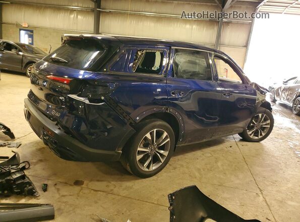 5N1DL1FS1RC342989 2024 INFINITI QX60 Синий Задняя правая четверть