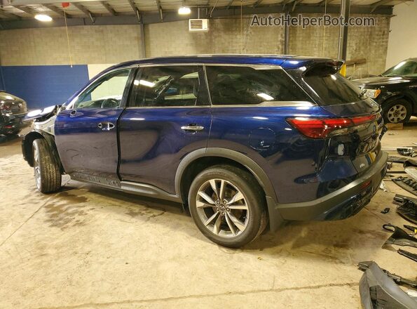 5N1DL1FS1RC342989 2024 INFINITI QX60 Синий Задняя левая четверть