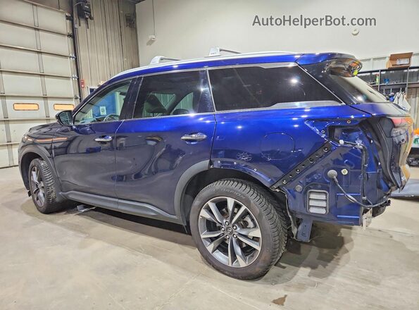 5N1DL1FS3PC364487 2023 INFINITI QX60 Blue Trasero izquierdo