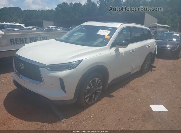 5N1DL1FS5PC374924 2023 INFINITI QX60 Белый Передняя левая четверть