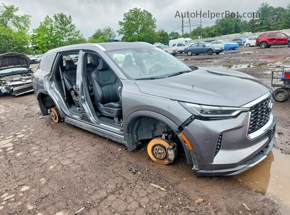 5N1DL1FS8NC333362 2022 INFINITI QX60 Gray წინა მარჯვენა