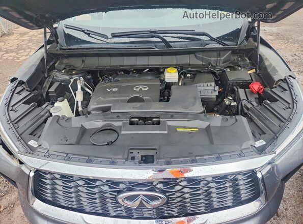 5N1DL1FS8NC333362 2022 INFINITI QX60 Gray ძრავის განყოფილების ხედი