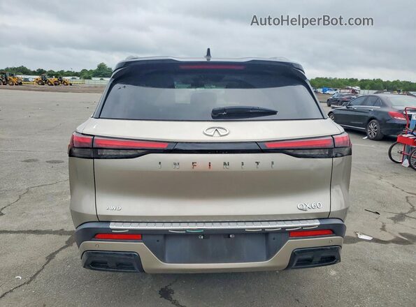 5N1DL1FS8RC330600 2024 INFINITI QX60 Серебряный Вид сзади