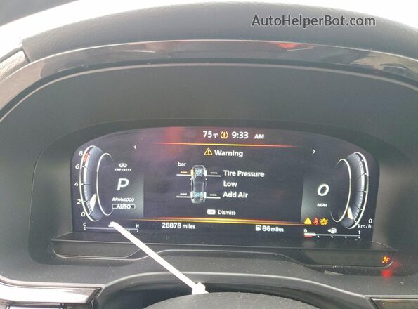 5N1DL1FS8RC330600 2024 INFINITI QX60 Серебряный Вид щитка приборов