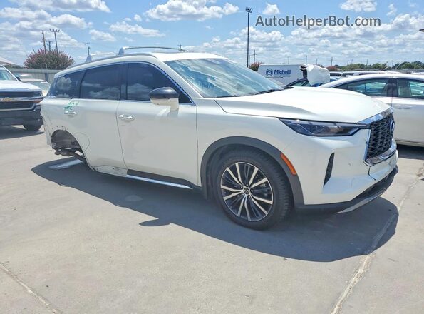 5N1DL1GR6PC333410 2023 INFINITI QX60 White Передня права чверть